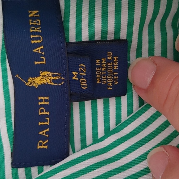💚NWT Boys Ralph Lauren Striped Button Down Shirt - Picture 10 of 11